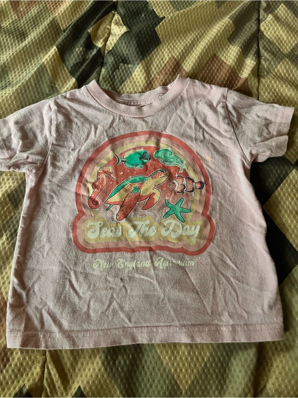 Sea The Day Kids Graphic Tee - Pink